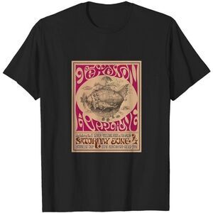 Jefferson Airplane Psychedelic Rock Poster T-Shirt